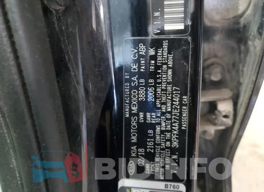 3KPFK4A77JE244017 Photo# 12