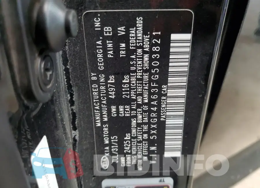 5XXGR4A63FG503821 Photo# 12