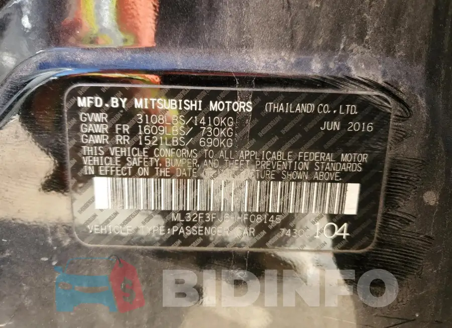 ML32F3FJ6HHF08145 Photo# 12