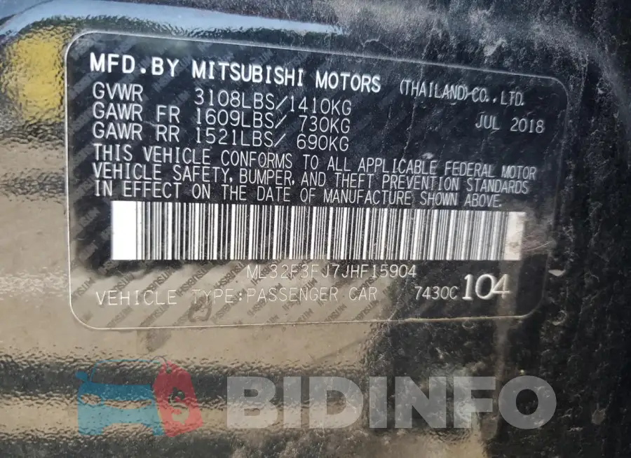 ML32F3FJ7JHF15904 Photo# 12