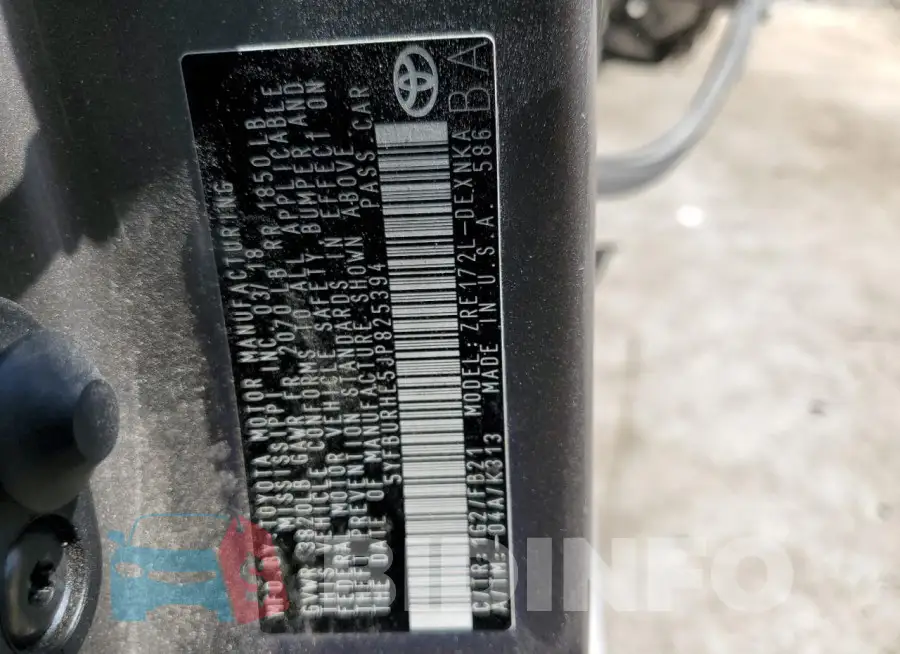 5YFBURHE5JP825394 Photo# 12