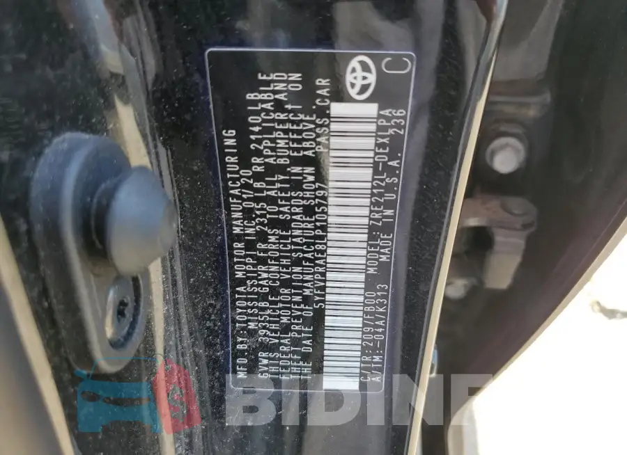 5YFVPRAE8LP105797 Photo# 12
