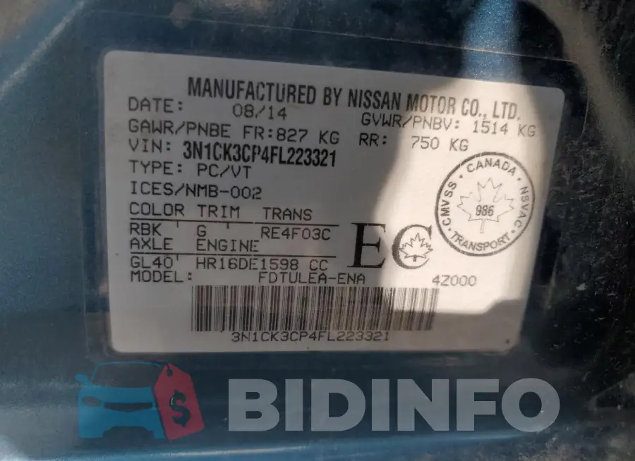3N1CK3CP4FL223321 Photo# 13