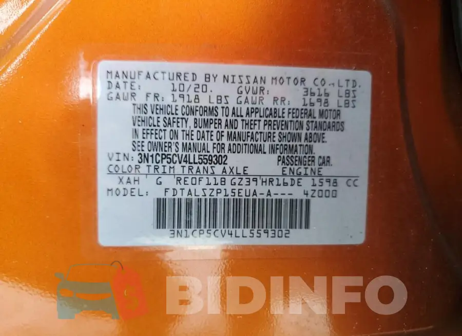 3N1CP5CV4LL559302 Photo# 13