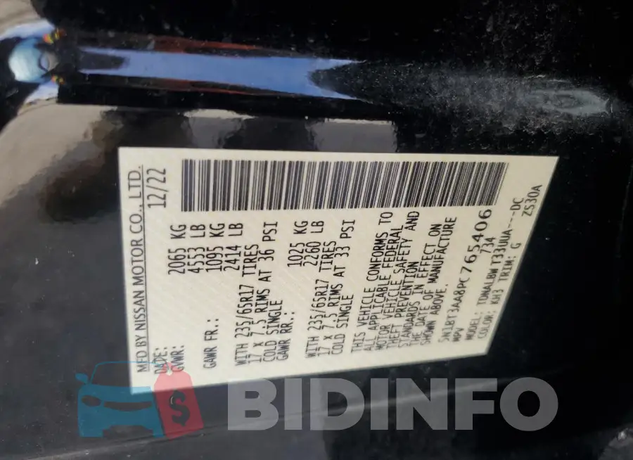5N1BT3AA8PC765406 Photo# 14