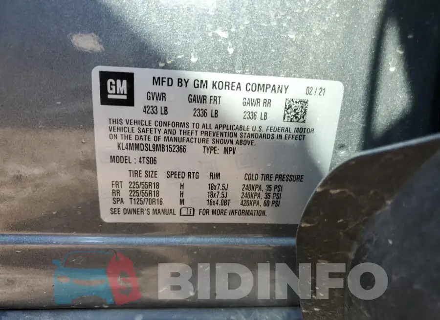 KL4MMDSL9MB152366 Photo# 12
