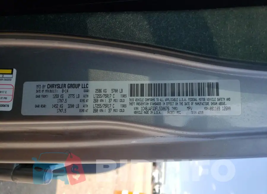 1C4BJWFG3FL530676 Photo# 13