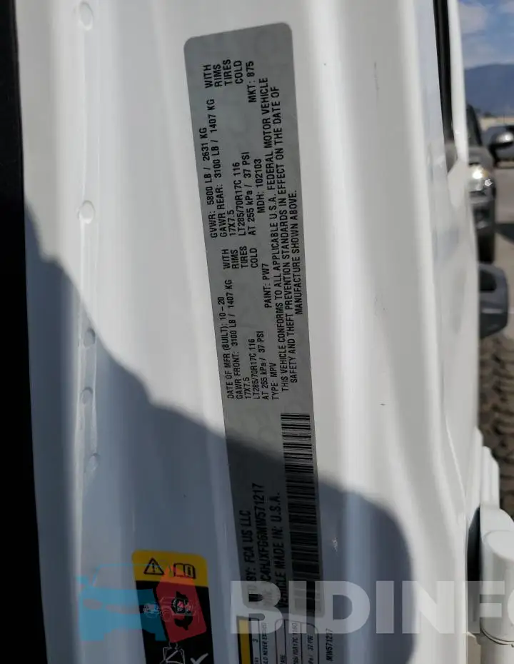 1C4HJXFG6MW571217 Photo# 13