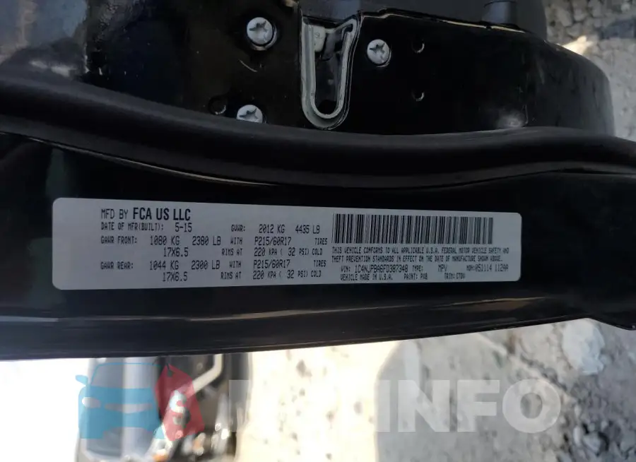1C4NJPBA6FD387348 Photo# 12