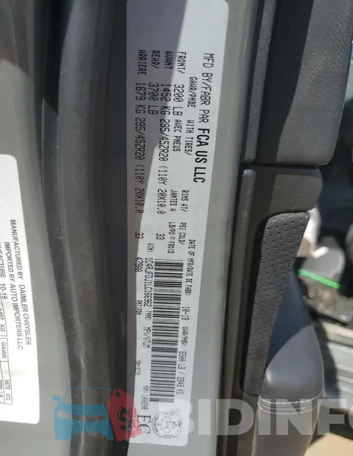 1C4RJFDJ1LC166962 Photo# 10