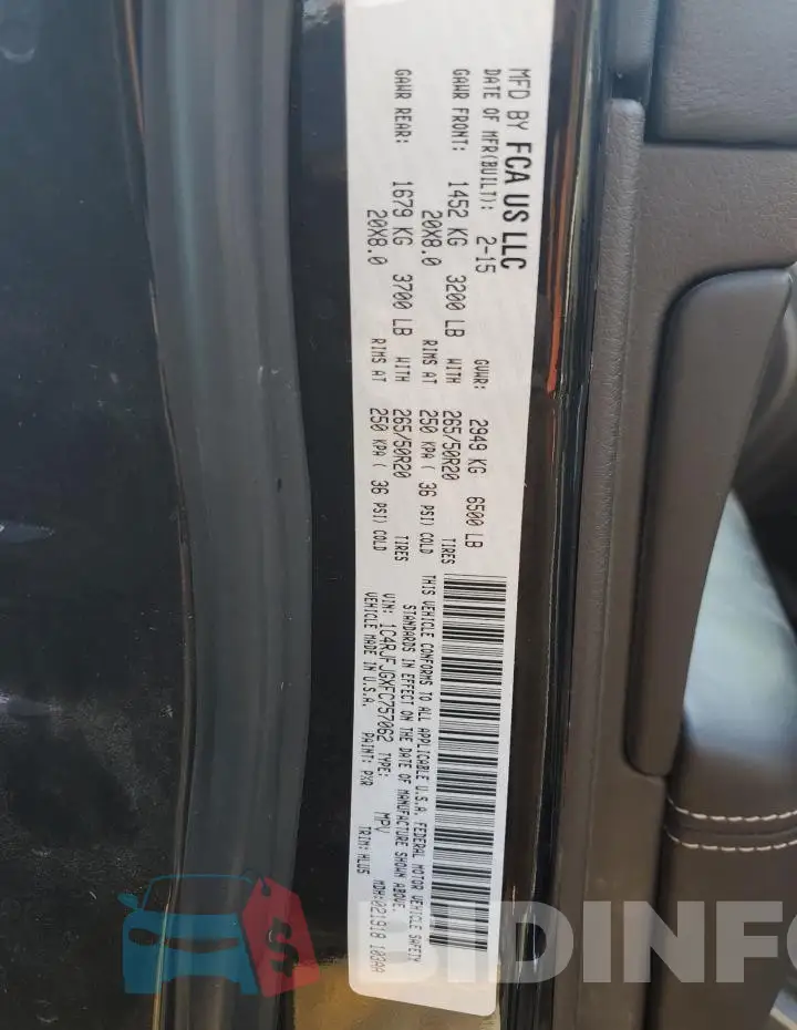 1C4RJFJGXFC757062 Photo# 13