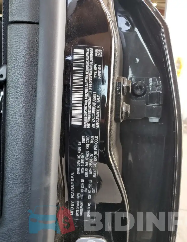 ZACCJBBB3JPJ35891 Photo# 12