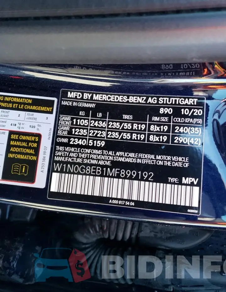 W1N0G8EB1MF899192 Photo# 13