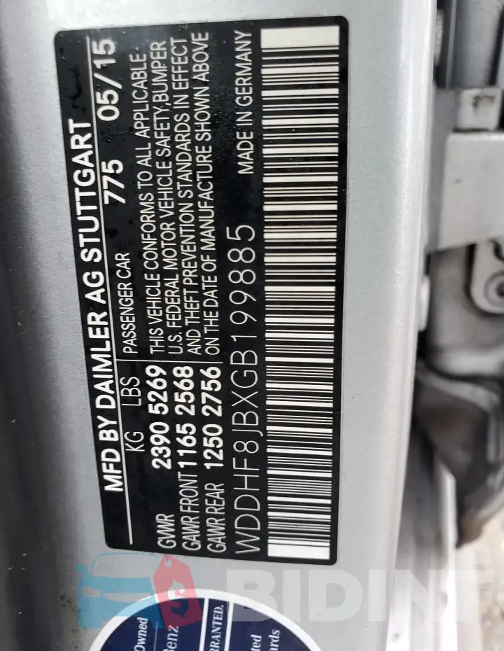 WDDHF8JBXGB199885 Photo# 12