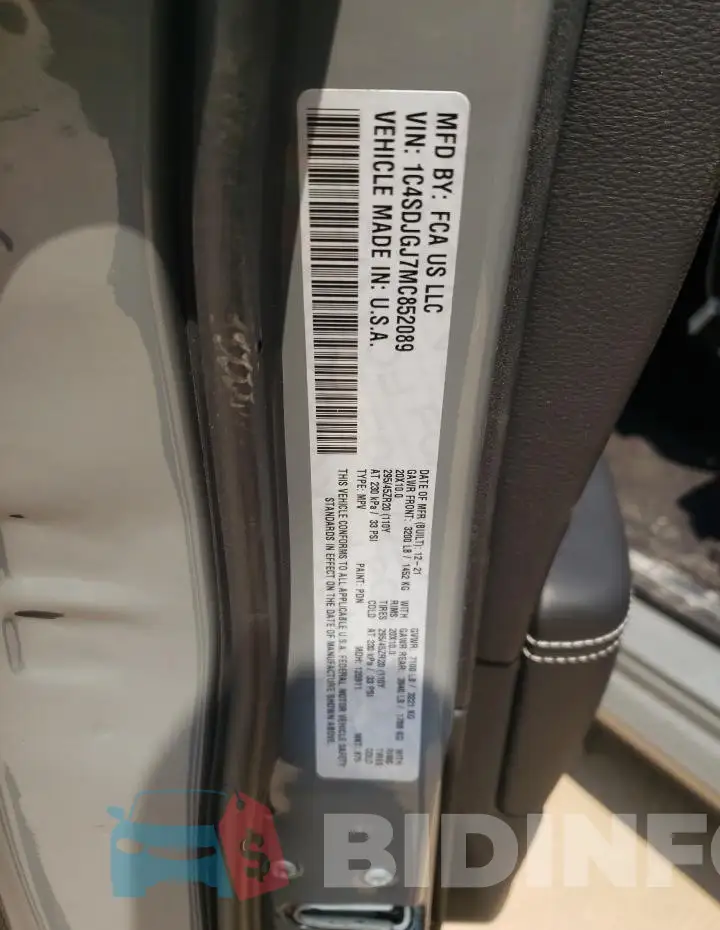 1C4SDJGJ7MC852089 Photo# 13