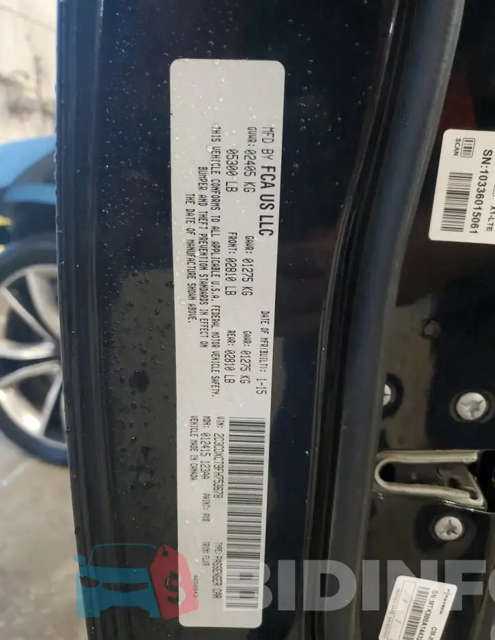 2C3CDXCT9FH753678 Photo# 12