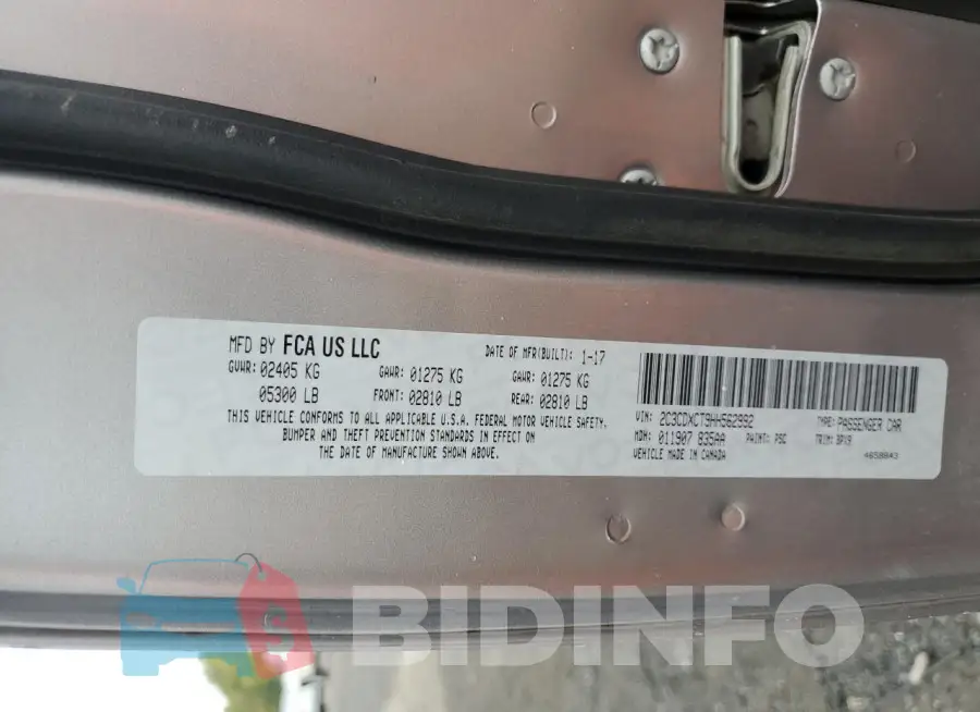 2C3CDXCT9HH562992 Photo# 12