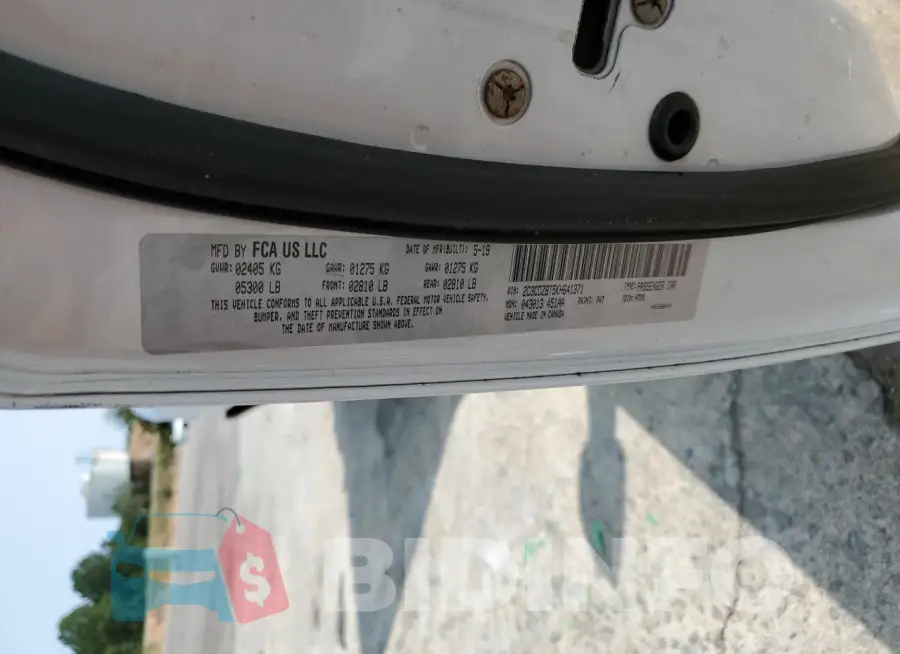 2C3CDZBT5KH641371 Photo# 12