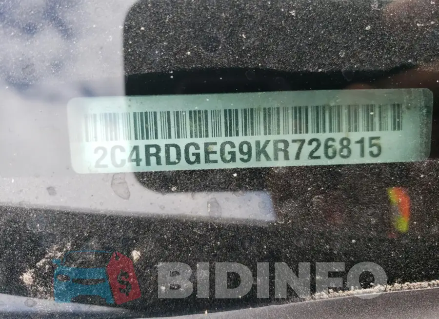 2C4RDGEG9KR726815 Photo# 13