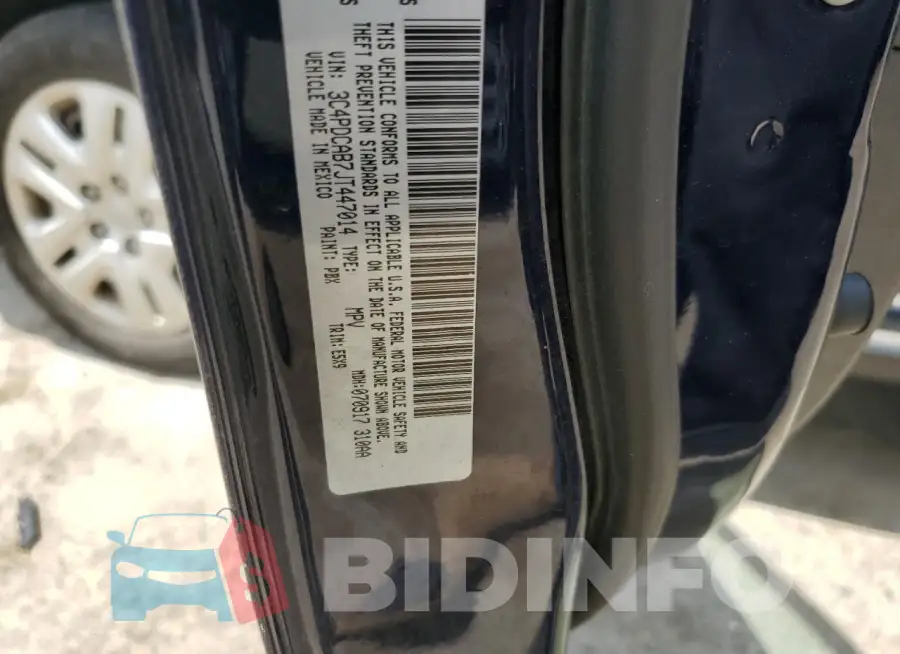 3C4PDCAB7JT447014 Photo# 13