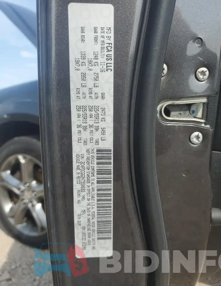 3C4PDCGG2HT550693 Photo# 13