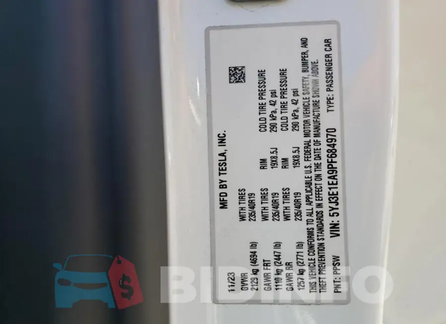 5YJ3E1EA9PF684970 Photo# 13