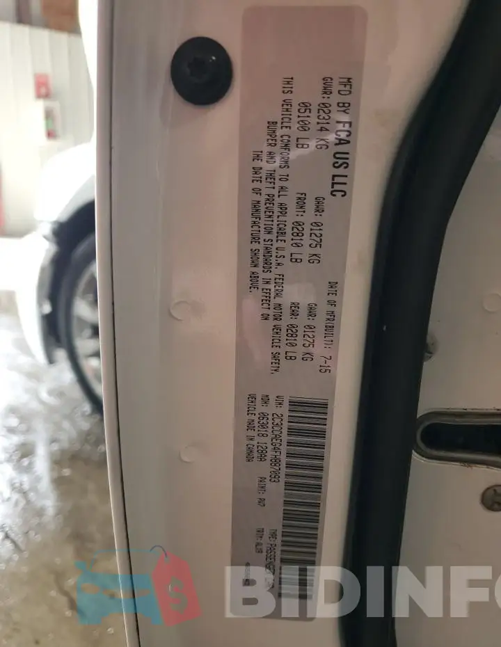 2C3CCAEG4FH887093 Photo# 13