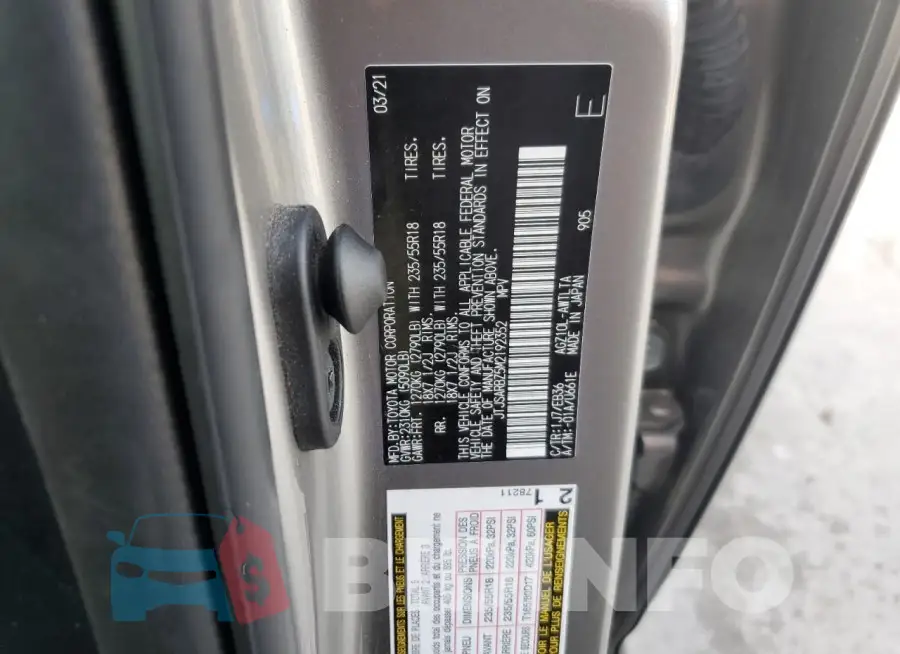 JTJSARBZ5M2192352 Photo# 12