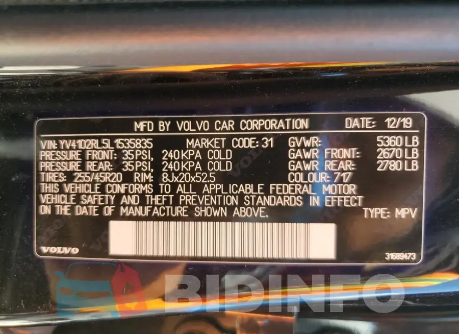 YV4102RL5L1535835 Photo# 13