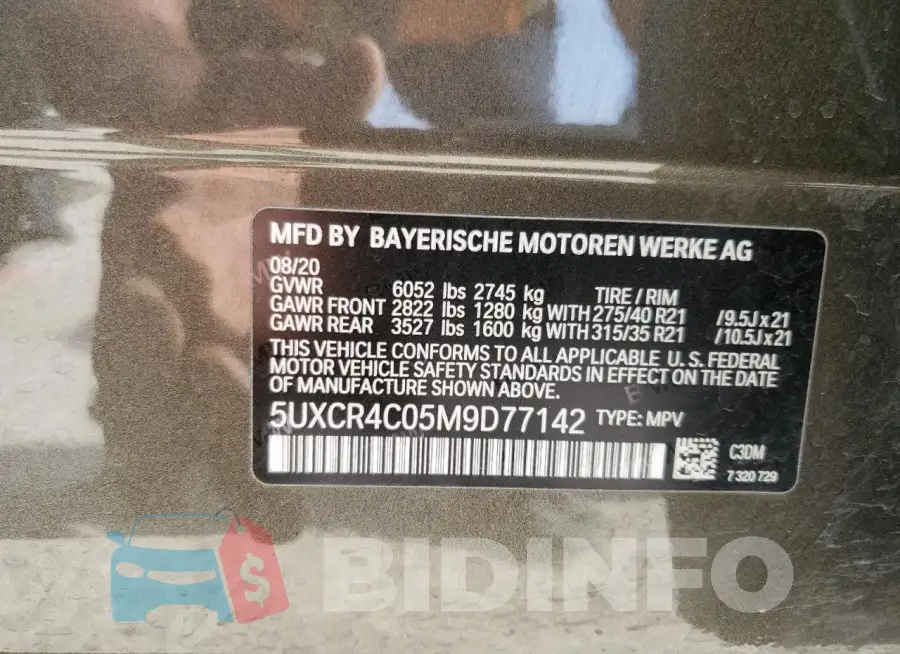5UXCR4C05M9D77142 Photo# 13