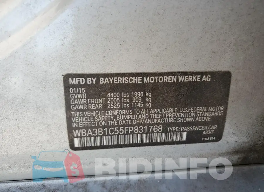 WBA3B1C55FP831768 Photo# 14