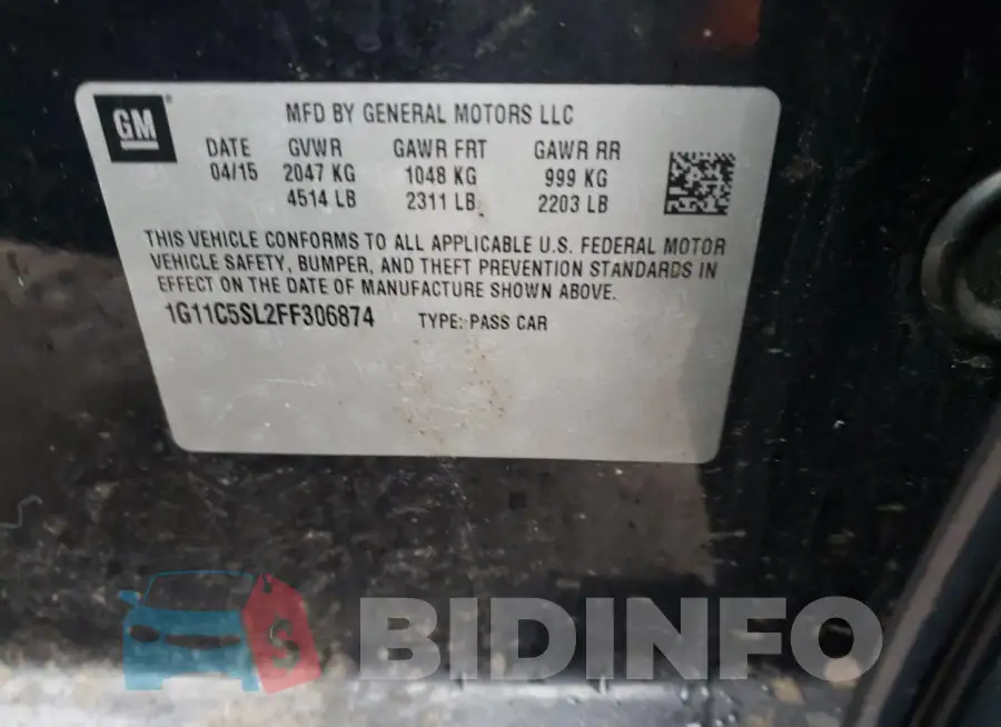 1G11C5SL2FF306874 Photo# 12