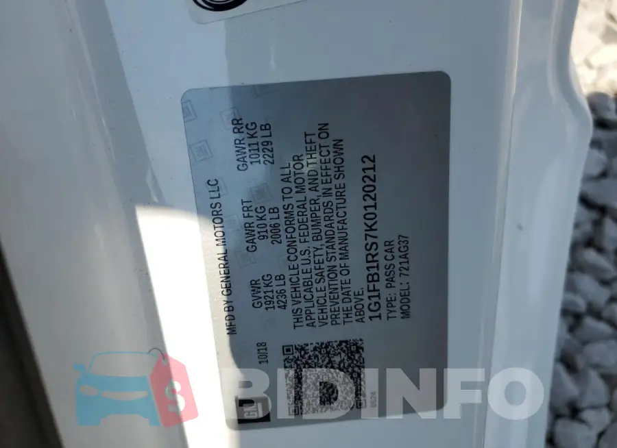 1G1FB1RS7K0120212 Photo# 12