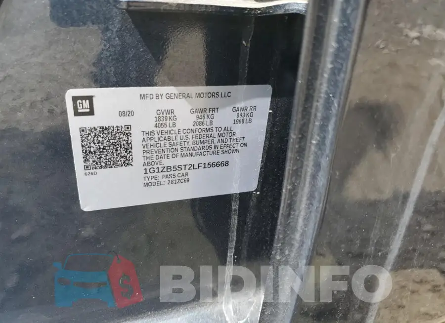 1G1ZB5ST2LF156668 Photo# 12