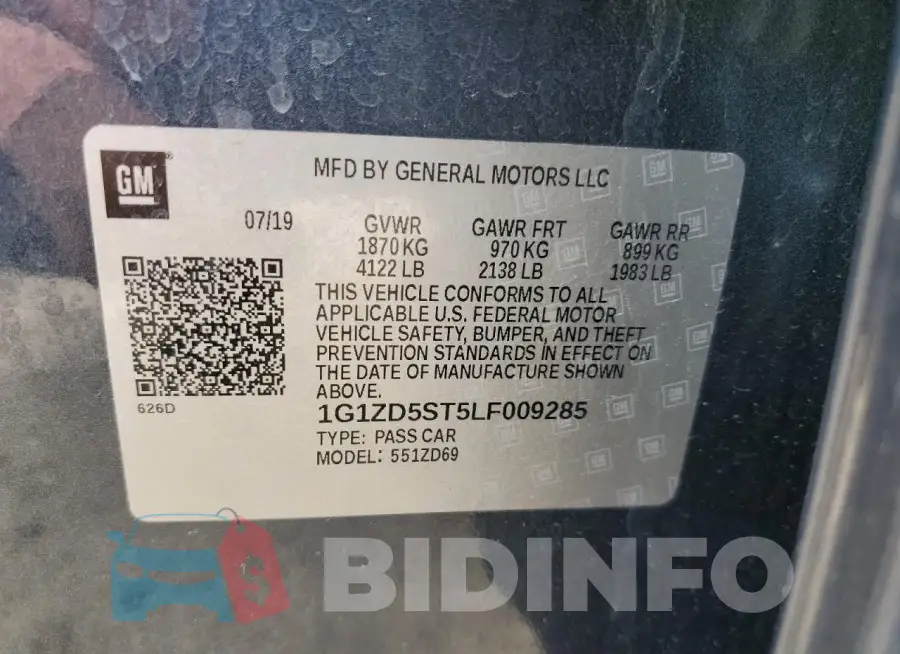 1G1ZD5ST5LF009285 Photo# 12