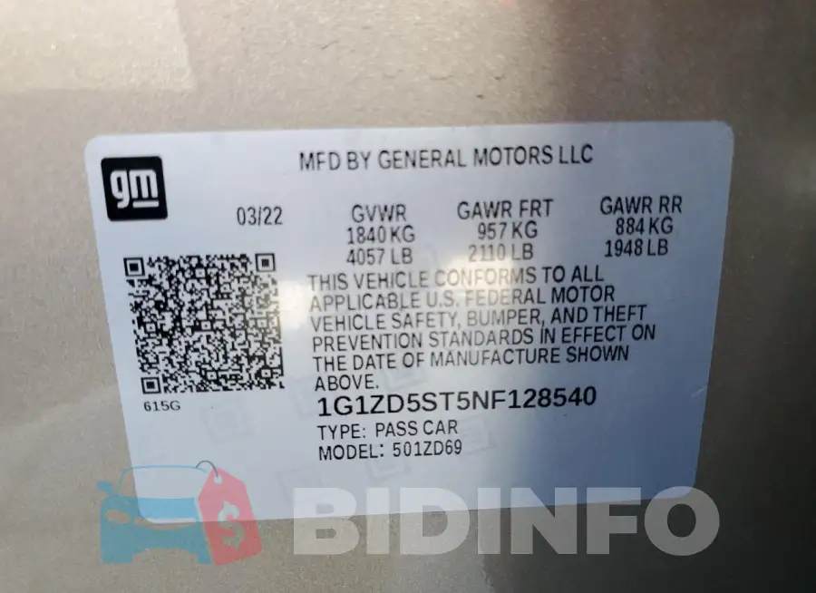 1G1ZD5ST5NF128540 Photo# 13