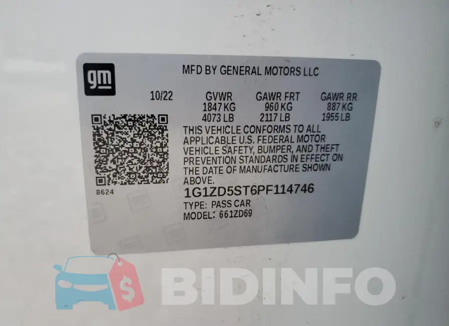 1G1ZD5ST6PF114746 Photo# 12