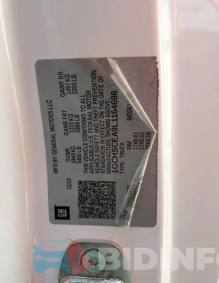 1GCHSCEA9L1164698 Photo# 12