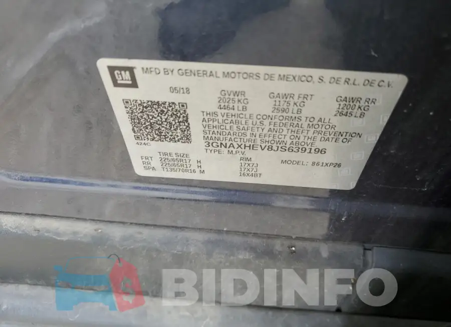 3GNAXHEV8JS639196 Photo# 13