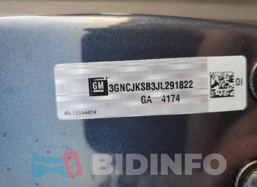 3GNCJKSB3JL291822 Photo# 13