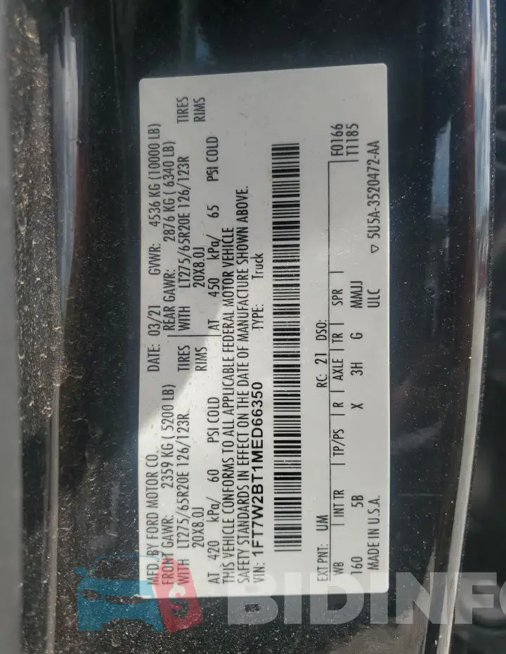 1FT7W2BT1MED66350 Photo# 12