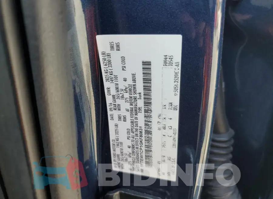 1FTEW1CP1GKF80831 Photo# 12