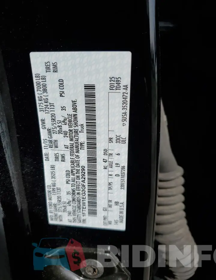 1FTEW1EG3GFA29290 Photo# 12