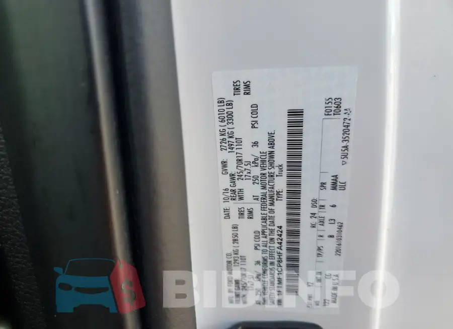 1FTMF1CP8HFA42424 Photo# 13