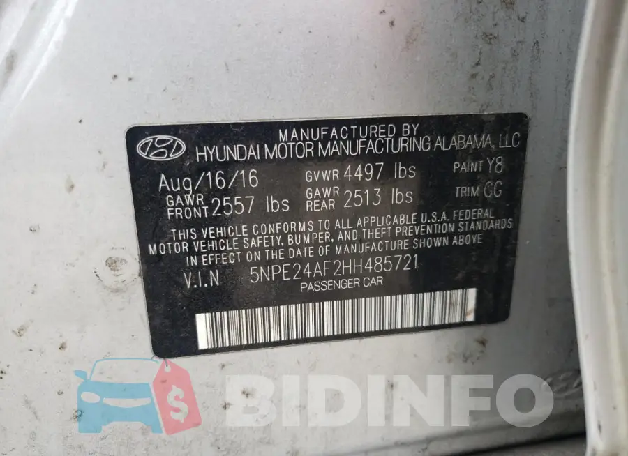 5NPE24AF2HH485721 Photo# 12