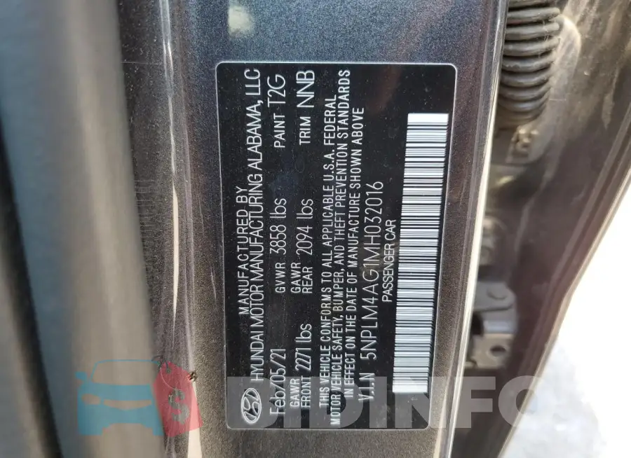 5NPLM4AG1MH032016 Photo# 13