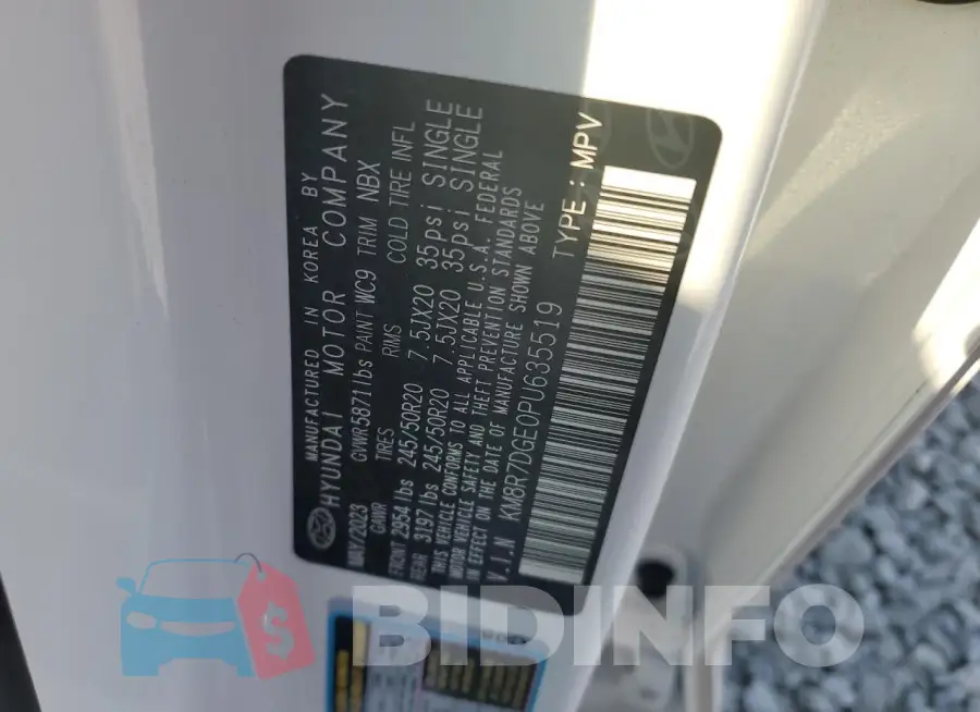 KM8R7DGE0PU635519 Photo# 13