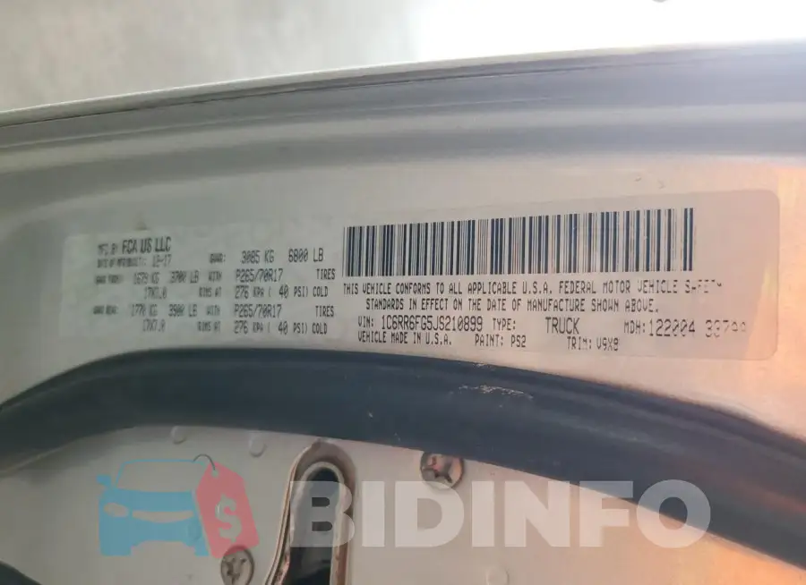 1C6RR6FG5JS210899 Photo# 12