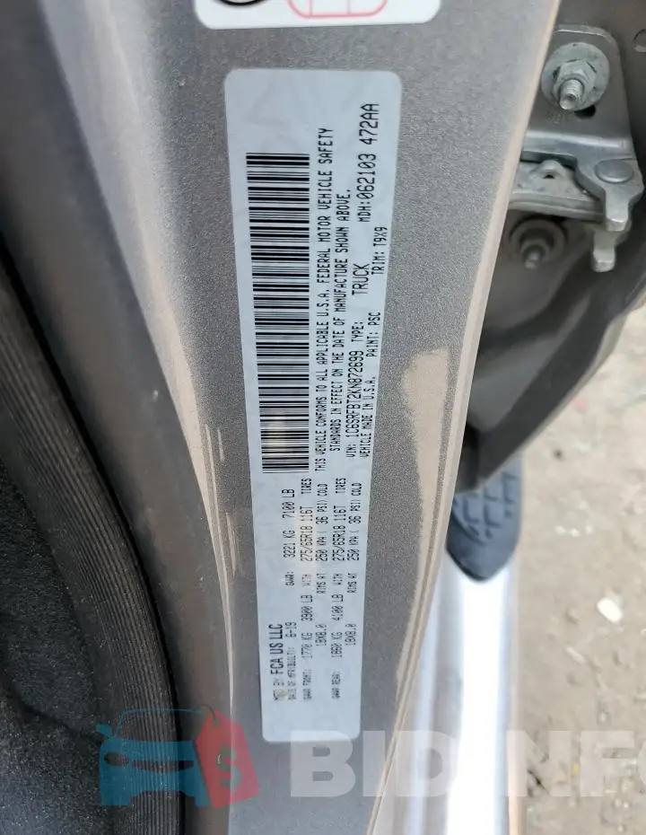 1C6SRFBT2KN872699 Photo# 12