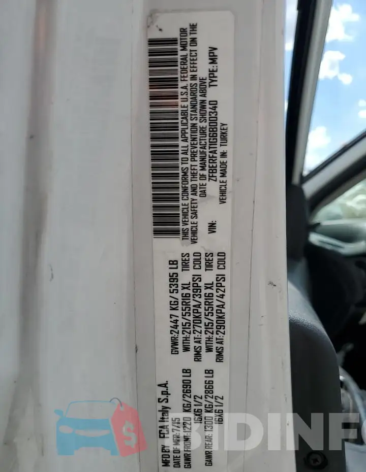 ZFBERFAT1G6B00340 Photo# 14
